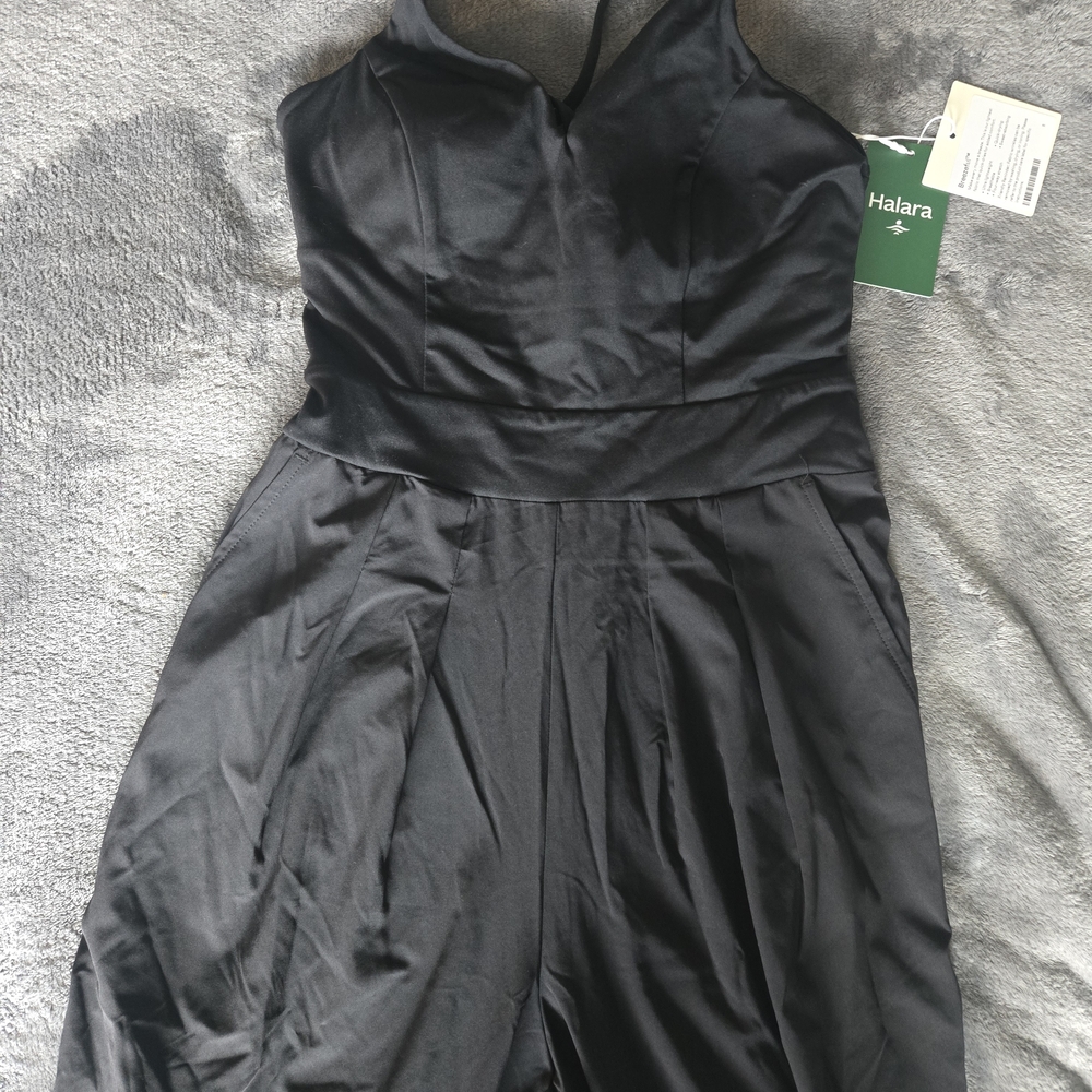 NEW HALARA Black Jumpsuit jogger